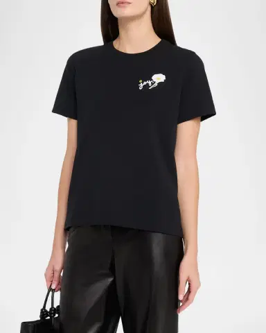 Marc Jacobs Joy Daisy Crewneck Baby Tee | Thumbnail 3 Marc Jacobs Joy Daisy Crewneck Baby Tee | Thumbnail 3