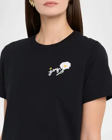 Marc Jacobs Joy Daisy Crewneck Baby Tee | Thumbnail 4 Marc Jacobs Joy Daisy Crewneck Baby Tee | Thumbnail 4