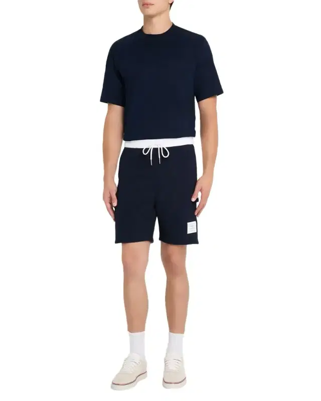 Men 's Cotton 4-Bar Sweat Shorts