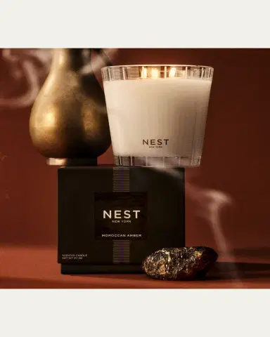 NEST New York Moroccan Amber 3 Wick Candle, 21.2 oz. | Thumbnail 3