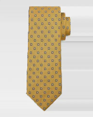 Brioni Men 's Woven Square Silk Tie | Thumbnail 2