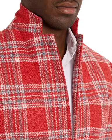 Sartorio Men's Wool and Silk Large Plaid Sport Coat | Thumbnail 6 Sartorio Men's Wool and Silk Large Plaid Sport Coat | Thumbnail 6