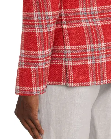 Sartorio Men's Wool and Silk Large Plaid Sport Coat | Thumbnail 7 Sartorio Men's Wool and Silk Large Plaid Sport Coat | Thumbnail 7