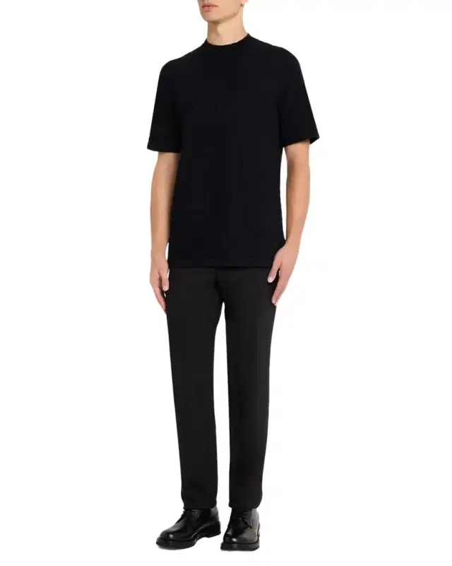Men 's Textured Crewneck T-Shirt