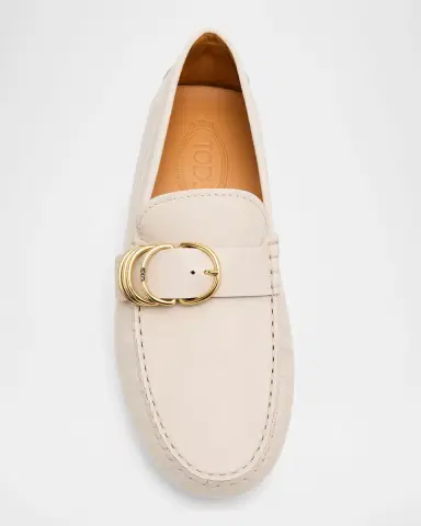 Tod 's Gommino Macro Leather Drivers | Thumbnail 5