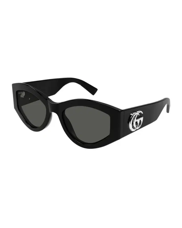 Gucci GG Extruded 53mm Acetate Geometric Sunglasses