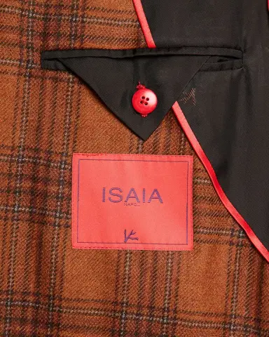 Isaia Men's Wool and Cashmere Plaid Sport Coat | Thumbnail 6