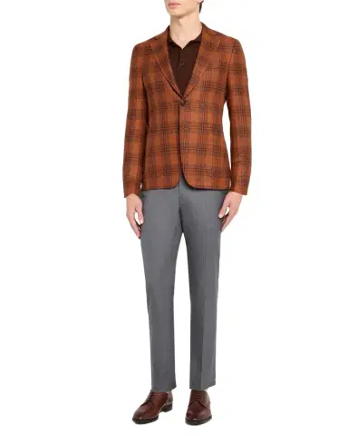 Isaia Men's Wool and Cashmere Plaid Sport Coat | Thumbnail 1