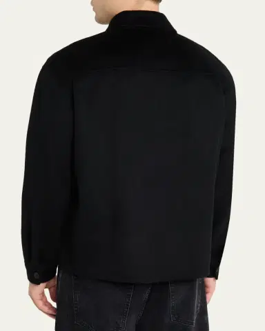 Frame Men's Double-Face Wool Overshirt | Thumbnail 3 Frame Men's Double-Face Wool Overshirt | Thumbnail 3