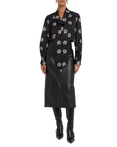 Marc Jacobs Trompe-L 'oeil Long-Sleeve Bow Blouse | Thumbnail 1 Marc Jacobs Trompe-L 'oeil Long-Sleeve Bow Blouse | Thumbnail 1