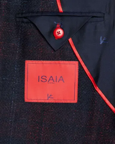 Isaia Men's Wool, Silk, and Cashmere Plaid Sport Coat | Thumbnail 5