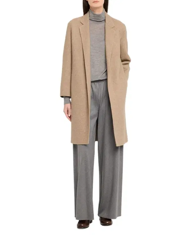 Fedra Cashmere Open Coat