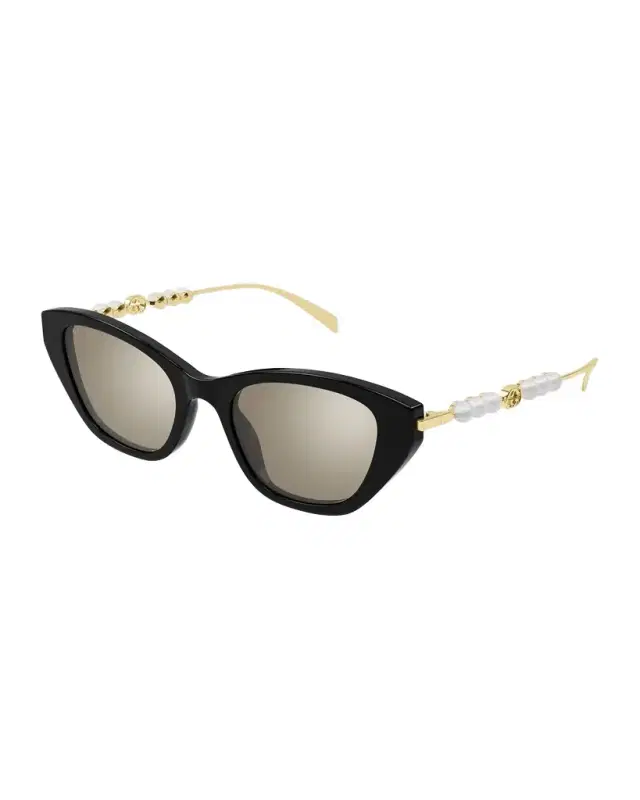 Gucci Pearls and Strass 50mm Acetate Cat-Eye Sunglasses