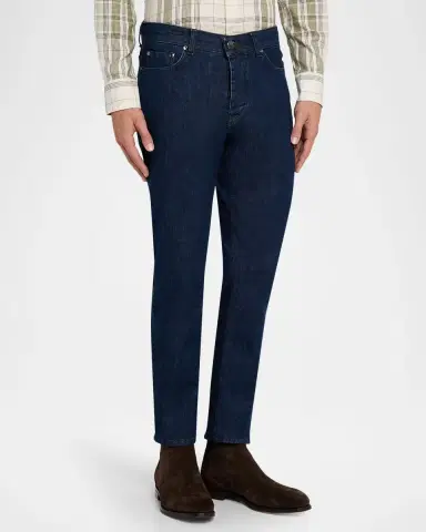 Sartorio Men's Slim Fit Five-Pocket Denim Jeans | Thumbnail 3 Sartorio Men's Slim Fit Five-Pocket Denim Jeans | Thumbnail 3