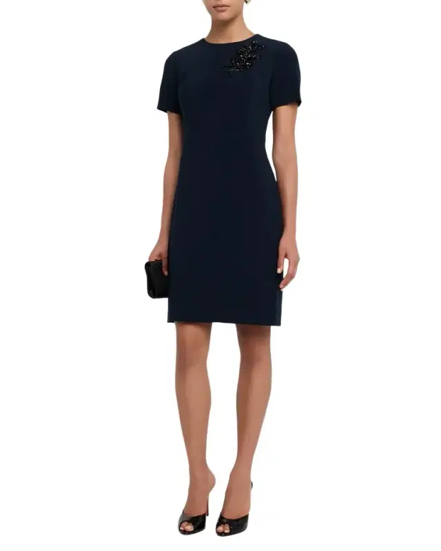 Tamara Bead-Embellished Mini Dress