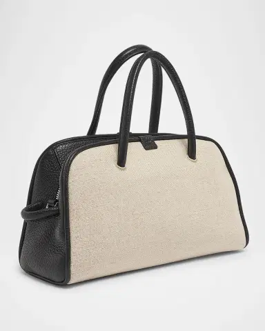 Jacquemus Le Petit Turismo Two-Tone Top Handle Bowling Bag | Thumbnail 3 Jacquemus Le Petit Turismo Two-Tone Top Handle Bowling Bag | Thumbnail 3