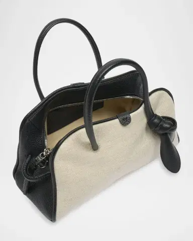 Jacquemus Le Petit Turismo Two-Tone Top Handle Bowling Bag | Thumbnail 9 Jacquemus Le Petit Turismo Two-Tone Top Handle Bowling Bag | Thumbnail 9