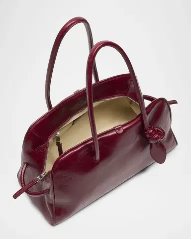Jacquemus Le Turismo Leather Shoulder Bowling Bag | Thumbnail 2