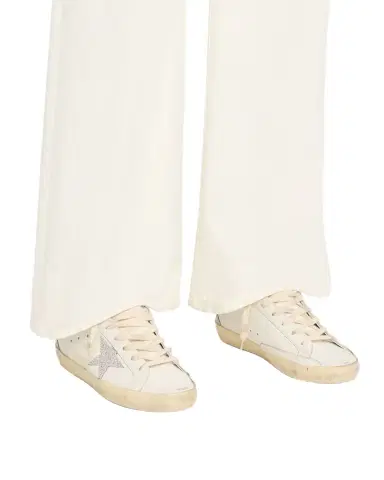 Golden Goose Super-Star Crystal Leather Low-Top Sneakers | Thumbnail 1 Golden Goose Super-Star Crystal Leather Low-Top Sneakers | Thumbnail 1