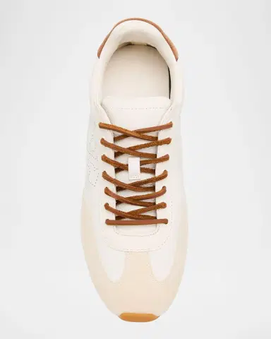 Tory Burch Field Leather and Suede Low-Top Sneakers | Thumbnail 5