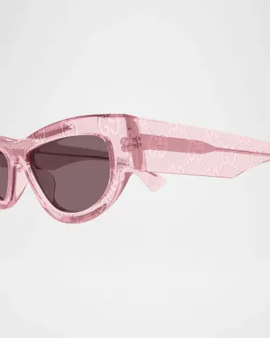 Gucci Miami Logo 53mm Acetate Cat-Eye Sunglasses | Thumbnail 2 Gucci Miami Logo 53mm Acetate Cat-Eye Sunglasses | Thumbnail 2