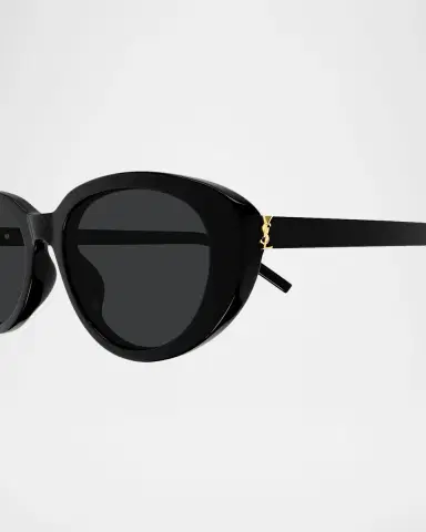 Saint Laurent 55mm Acetate Cat-Eye Sunglasses | Thumbnail 2 Saint Laurent 55mm Acetate Cat-Eye Sunglasses | Thumbnail 2