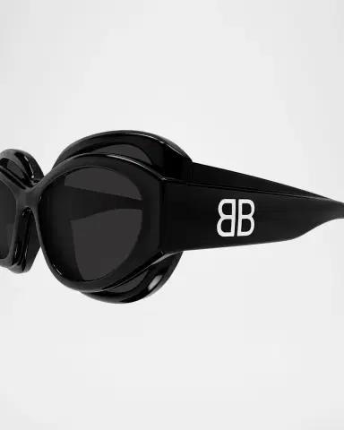 Balenciaga Superbusy 55mm Acetate Oval Sunglasses | Thumbnail 2 Balenciaga Superbusy 55mm Acetate Oval Sunglasses | Thumbnail 2