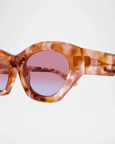 Chloé Havana 67mm Cat-Eye Sunglasses | Thumbnail 2