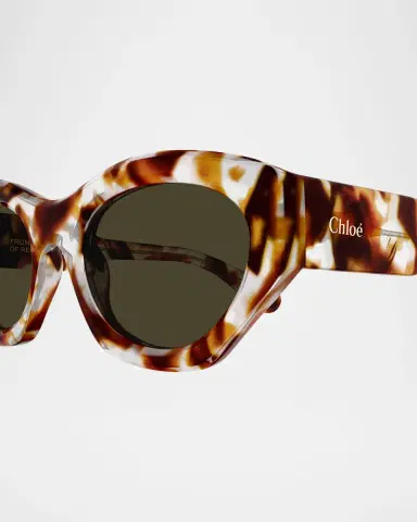 Chloé Havana 62mm Acetate Cat-Eye Sunglasses | Thumbnail 2 Chloé Havana 62mm Acetate Cat-Eye Sunglasses | Thumbnail 2