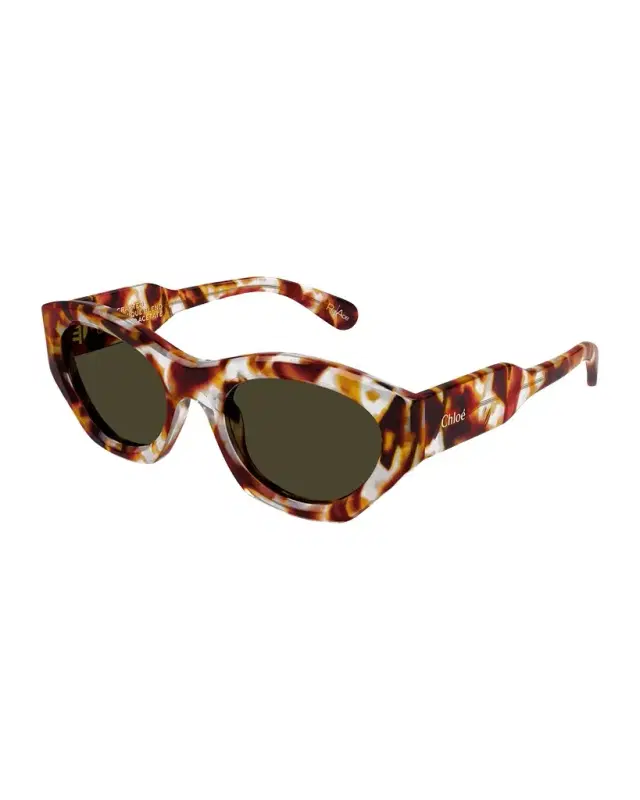 Havana 62mm Acetate Cat-Eye Sunglasses