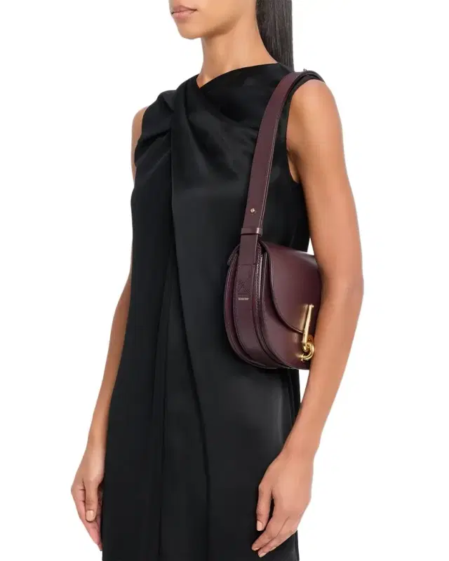 Bridle Small Leather Saddle Shoulder Bag