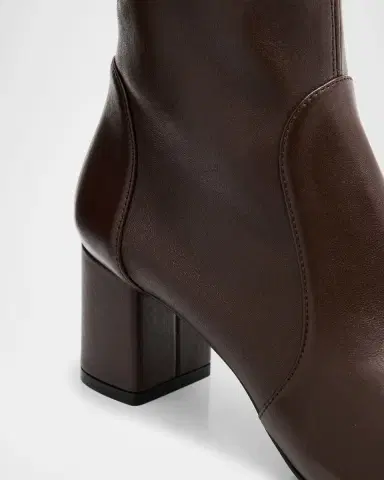 Stuart Weitzman Lucie Leather Booties | Thumbnail 7 Stuart Weitzman Lucie Leather Booties | Thumbnail 7