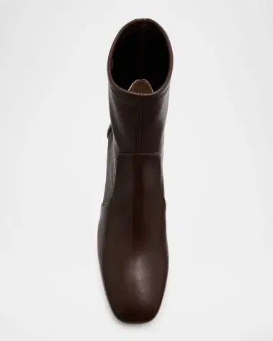 Stuart Weitzman Lucie Leather Booties | Thumbnail 8 Stuart Weitzman Lucie Leather Booties | Thumbnail 8