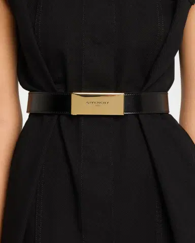 Givenchy Label Belt in Box Leather | Thumbnail 2 Givenchy Label Belt in Box Leather | Thumbnail 2