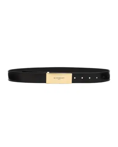 Givenchy Label Belt in Box Leather | Thumbnail 1 Givenchy Label Belt in Box Leather | Thumbnail 1