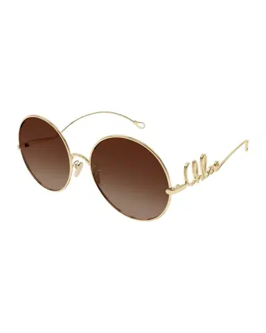 Chloé Iconic Metal Round Sunglasses | Thumbnail 1 Chloé Iconic Metal Round Sunglasses | Thumbnail 1