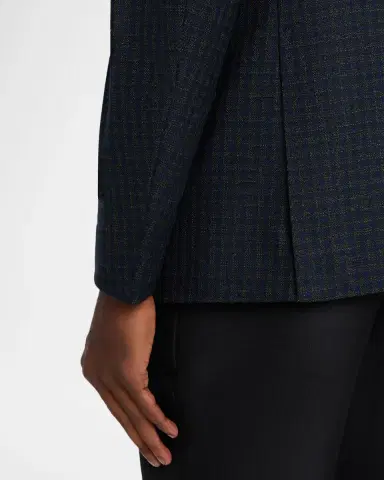 Isaia Men's Check Wool Single-Breasted Sport Coat | Thumbnail 7 Isaia Men's Check Wool Single-Breasted Sport Coat | Thumbnail 7