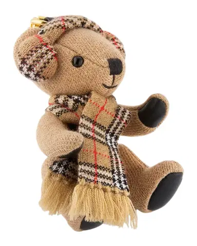 Burberry Thomas Check Earmuffs & Scarf Bear Bag Charm | Thumbnail 1 Burberry Thomas Check Earmuffs & Scarf Bear Bag Charm | Thumbnail 1