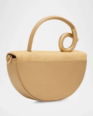 Cult Gaia Azariah Suede & Leather Top-Handle Bag | Thumbnail 2 Cult Gaia Azariah Suede & Leather Top-Handle Bag | Thumbnail 2