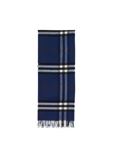 Burberry Men's Cashmere Check Scarf | Thumbnail 1 Burberry Men's Cashmere Check Scarf | Thumbnail 1