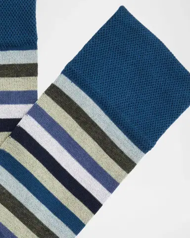 Marcoliani Men's 2-Pack Pima Cotton Crew Socks | Thumbnail 2 Marcoliani Men's 2-Pack Pima Cotton Crew Socks | Thumbnail 2
