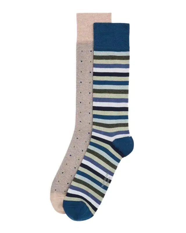 Men 's 2-Pack Pima Cotton Crew Socks