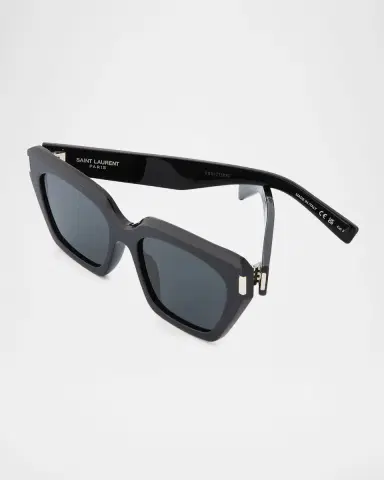 Saint Laurent SL 826 Acetate Cat-Eye Sunglasses | Thumbnail 4