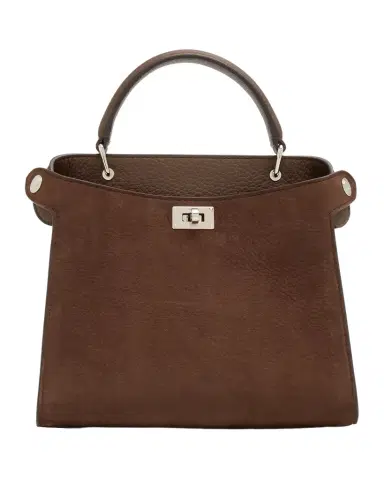 Michino Paris Lutece Mini Suede & Leather Top-Handle Bag | Thumbnail 1
