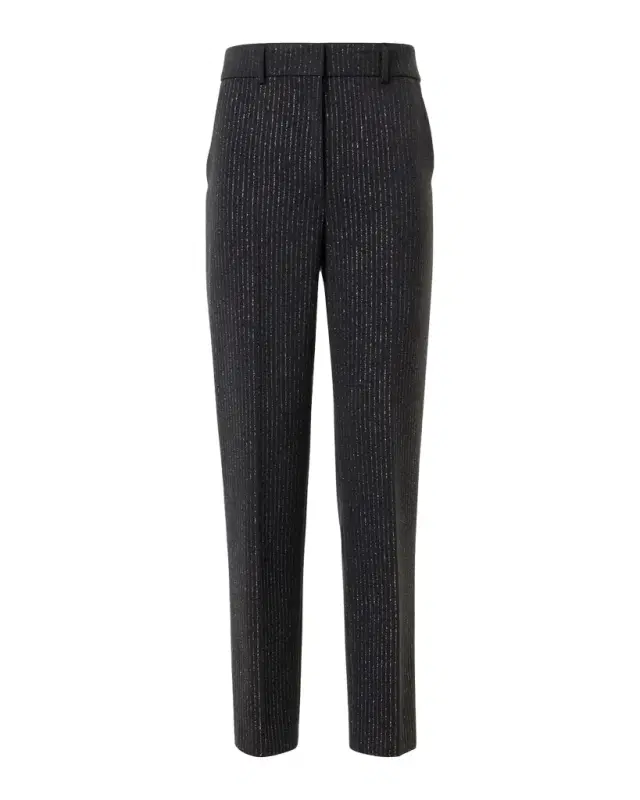 Feryn Metallic Pinstripe Pants