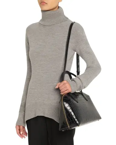 TOTEME Medium Croco-Embossed Day Tote Bag | Thumbnail 1