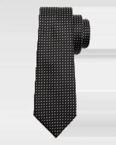 Tom Ford Men's Micro Dash Mulberry Silk Tie | Thumbnail 2 Tom Ford Men's Micro Dash Mulberry Silk Tie | Thumbnail 2