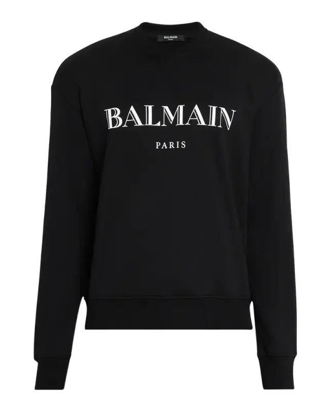 Men 's Cotton Vintage Logo Crewneck Sweater
