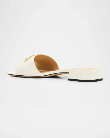 Valentino Garavani 20mm VLogo Leather Medallion Mule Sandals | Thumbnail 4 Valentino Garavani 20mm VLogo Leather Medallion Mule Sandals | Thumbnail 4