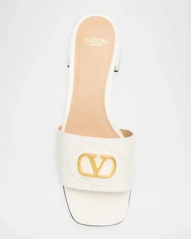 Valentino Garavani 20mm VLogo Leather Medallion Mule Sandals | Thumbnail 6 Valentino Garavani 20mm VLogo Leather Medallion Mule Sandals | Thumbnail 6